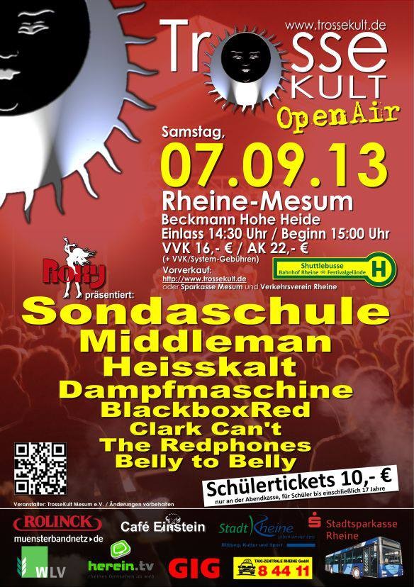 Trossekult OpenAir 2013 @ Festivalgelände 'Hohe-Heide | Rheine | Nordrhein-Westfalen | Deutschland
